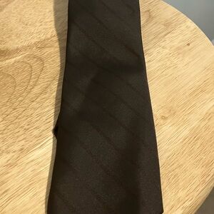 Classic Ketch Brown Men's Tie, Striped Pattern